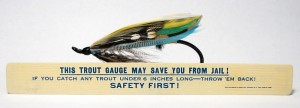 The Iver Johnson Sporting Goods Company Was Founded In 1900 And This Ruler "Trout Gauge" Was Patented In 1906
