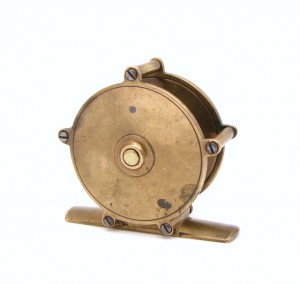 An Un-Cataloged Model, This Reel Has Three Rolling Pillars And Was Likely Made In The 1880s