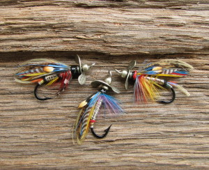 A Trio Of Hardy "Aaro" Flies, All In Size 5. The Patterns Are Wilkinson, Red Drum And Murdoch