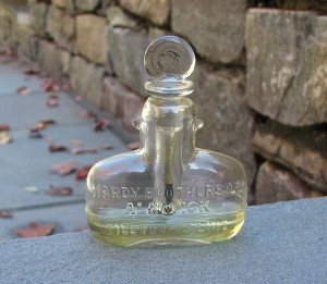 The First Version Of Hardy's Waistcoat Pocket Fly Oil Bottle. Hardy's Catalog Description States "The Bottle Is Fitted  With A Long Sleeve , Which Prevents The Oil From Flowing Back When Filled To The Line Mark".  Circa 1900 ...And Spill Proof !