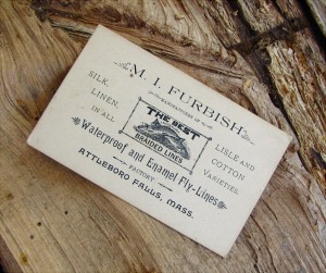 An M.I. Furbish Tradecard.