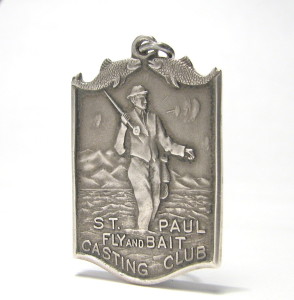 A Sterling Silver Saint Paul Fly & Bait Casting Club Medal 