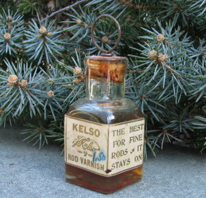 A Very Early And Scarce Bottle Of Frost's Kelso Rod Varnish